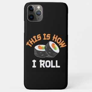 So rolle ich - Funny Sushi Case-Mate iPhone Hülle