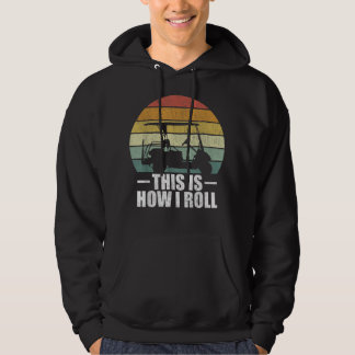 So rolle ich Golf-Geschenk Lustige Golfer Retro G Hoodie