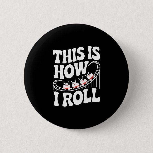 So rolle ich lustige Achterbahn  Button (Vorderseite)
