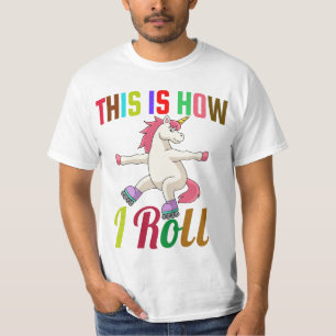 So rolle ich - Roller Skaten Unicorn T-Shirt