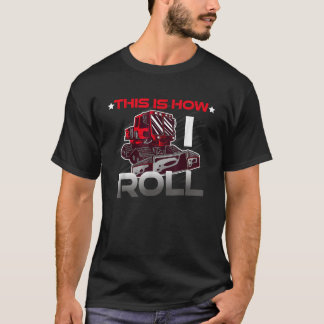 So rolle ich Schneeräumer Pistenbully Winter T-Shirt