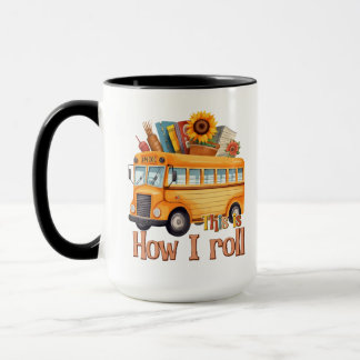So rolle ich - Schulbusfahrer Tasse