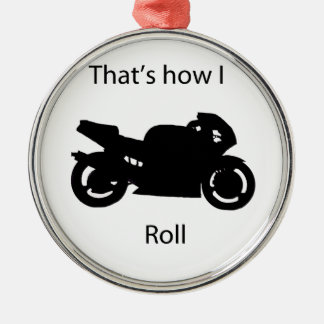So rolle ich silbernes ornament