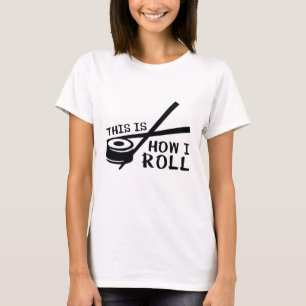So rolle ich T-Shirt