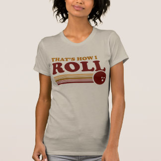 So rolle ich T-Shirt