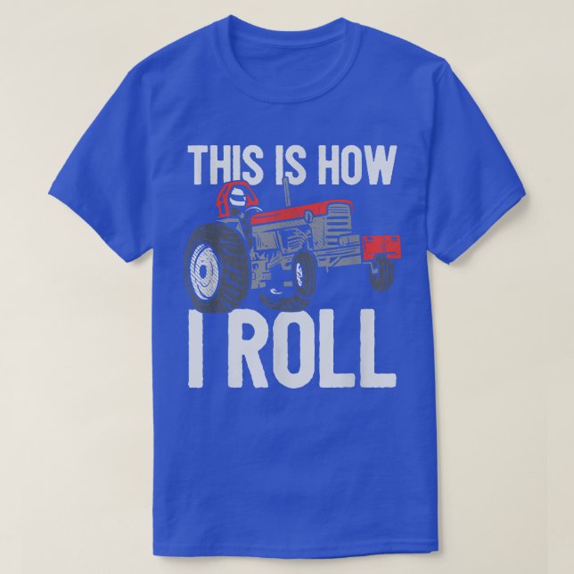 So rolle ich Traktor Pulling Power Tractorpu T-Shirt (Design vorne)
