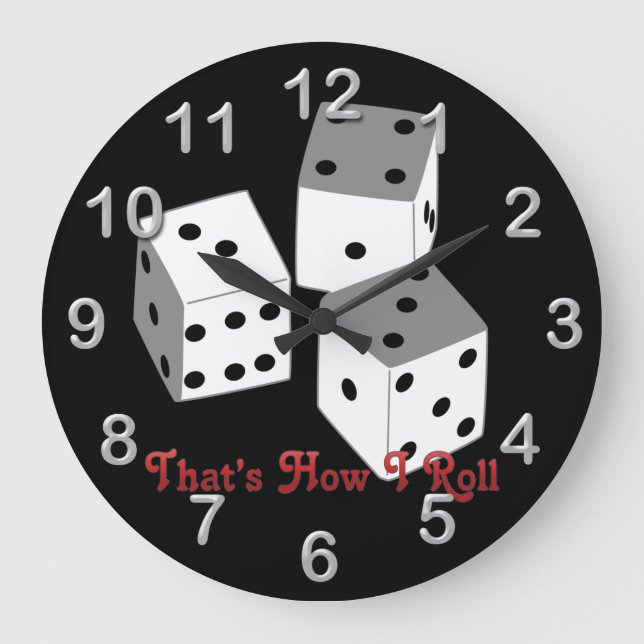 So rolle ich - Würfel rund um die Uhr (Vorderseite)