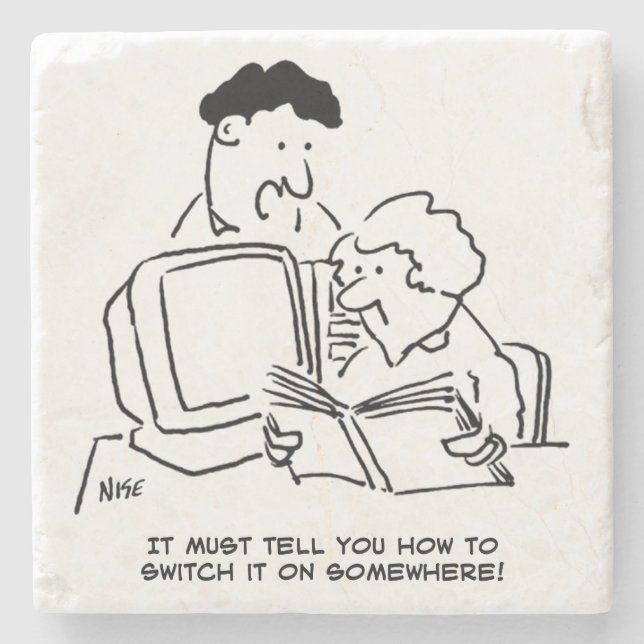 So schalten Sie den Computer ein Steinuntersetzer (Vorderseite)