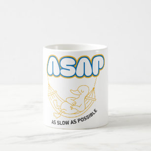 So schnell wie möglich kaffeetasse
