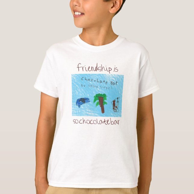 So Schokoladen-Bar-T-Shirt für Kinder T-Shirt (Vorderseite)