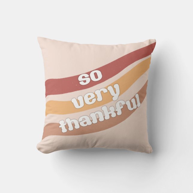 So sehr dankbar Kissen (Vorderseite)