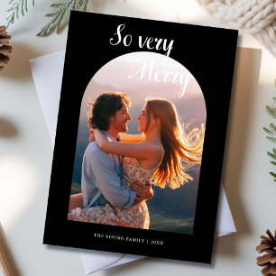 So sehr lustige Couple Holiday Grußkarte Feiertagskarte