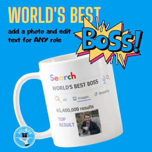 So sieht das beste BOSS der Welt aus wie FOTO Kaffeetasse