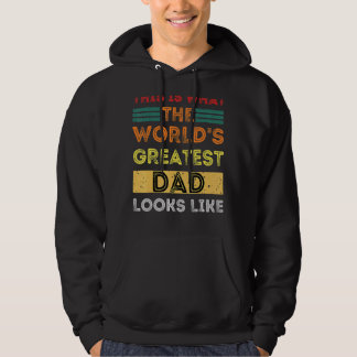 So sieht der größte Vater der Welt aus Hoodie