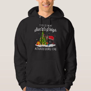 So sieht der Schlitten meines Weihnachtsmanns eige Hoodie