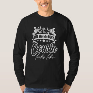 So sieht der weltbeste Cousin aus T-Shirt