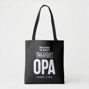 So sieht die größte Opa der Welt aus Tasche