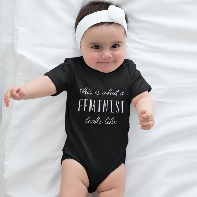 So sieht ein Feminist aus Baby Strampler (Von Creator hochgeladen)