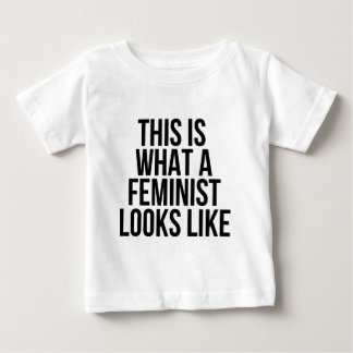 So sieht ein Feminist aus - Feminismus Baby T-shirt
