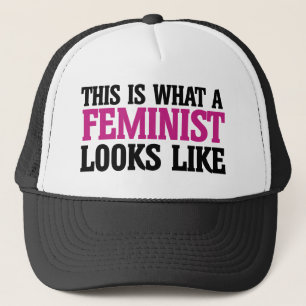 So sieht ein Feminist aus Truckerkappe