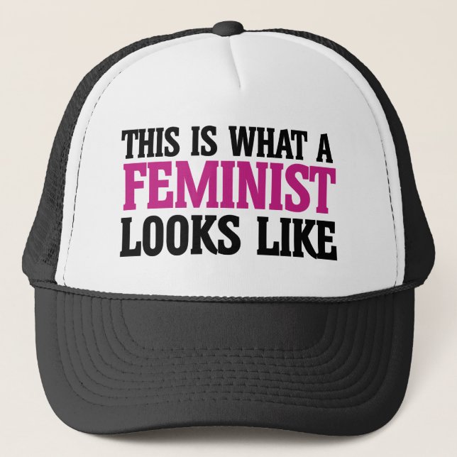 So sieht ein Feminist aus Truckerkappe (Vorderseite)
