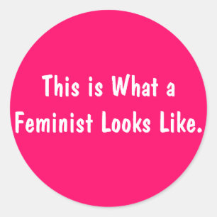 So sieht ein Feminist aus wie Aufkleber