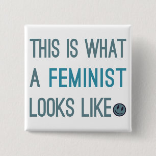 So sieht ein Feminist aus wie Buttone Button
