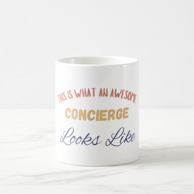 So sieht ein großartiger Concierge aus Kaffeetasse (Mittel)