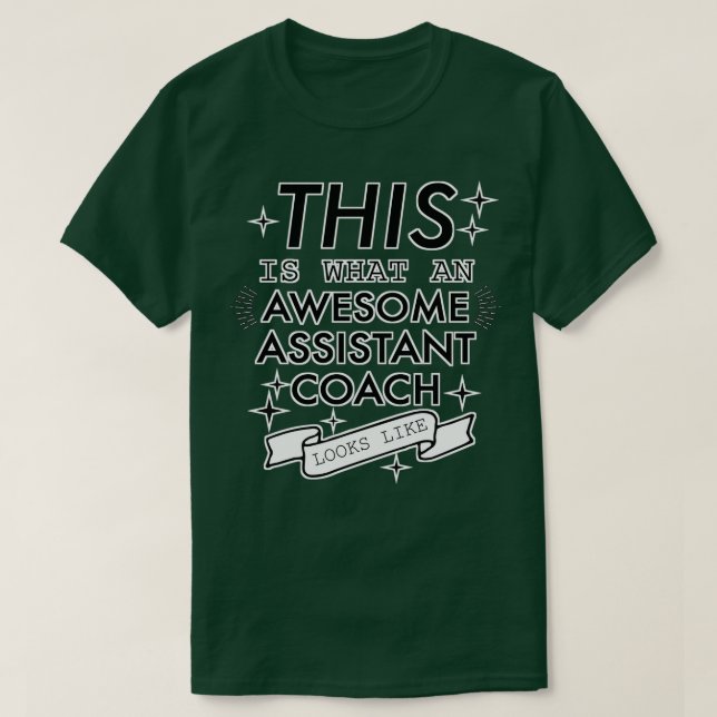 So sieht ein phantastischer Assistenztrainer aus T-Shirt (Design vorne)