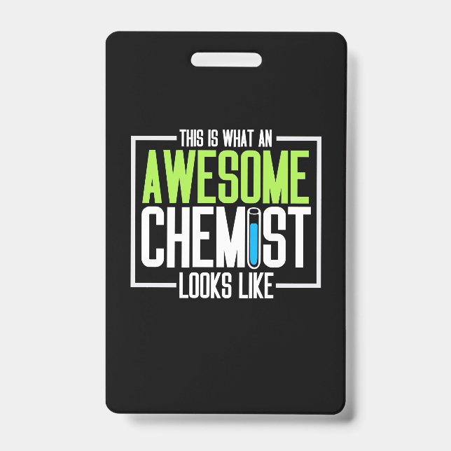 So sieht ein Phantastischer Chemist aus Ausweis (Vorderseite)