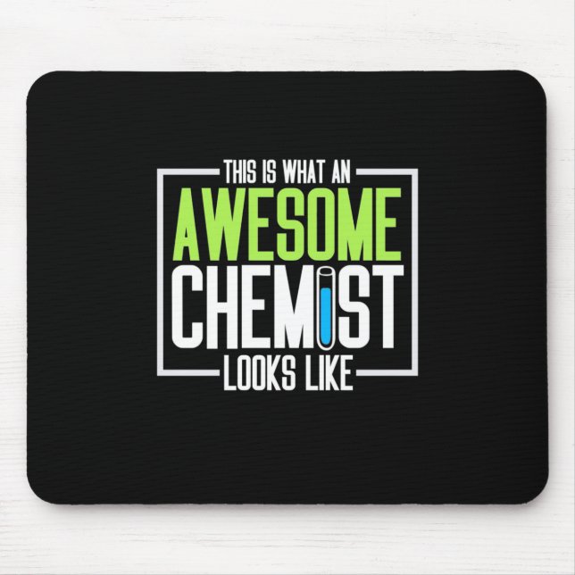So sieht ein Phantastischer Chemist aus Mousepad (Vorne)