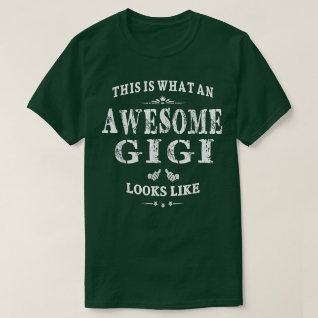 So sieht ein Phantastischer Gigi aus wie Oma Gi T-Shirt (Design vorne)