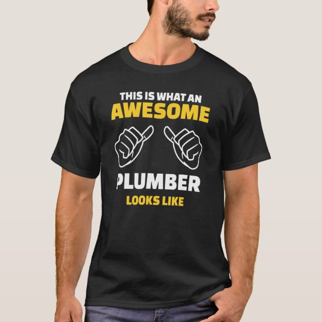 So sieht ein Phantastischer Klempner aus wie 1 T-Shirt (Vorderseite)
