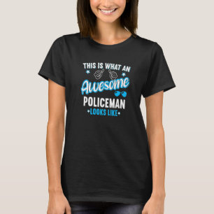 So sieht ein Phantastischer Polizist aus T-Shirt