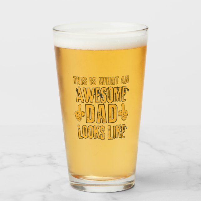 So sieht ein Phantastischer Vater aus Glas (Vorne (Gefüllt))