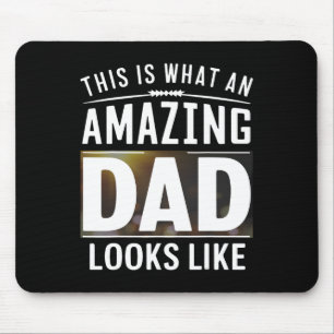 So sieht ein Phantastischer Vater aus wie ein Vate Mousepad