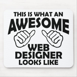 So sieht ein phantastischer Webdesigner aus Mousepad