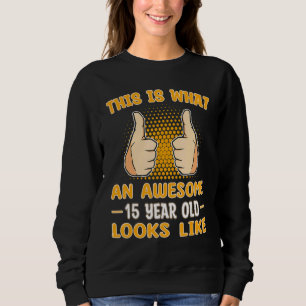 So sieht ein Phantastisches 15-jähriges Kind aus Sweatshirt