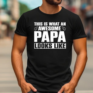 So sieht ein Phantastisches Papa aus   Großvater T-Shirt