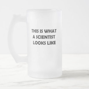 So sieht ein Wissenschaftler aus Mattglas Bierglas