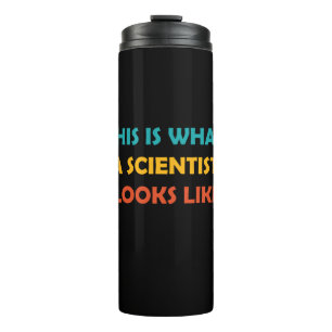So sieht ein Wissenschaftler aus Thermosbecher