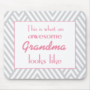 So sieht eine großartige Oma aus Mousepad