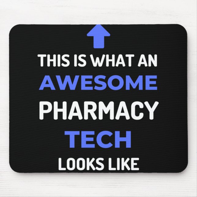 So sieht eine Phantastische Pharmazie-Technik aus Mousepad (Vorne)