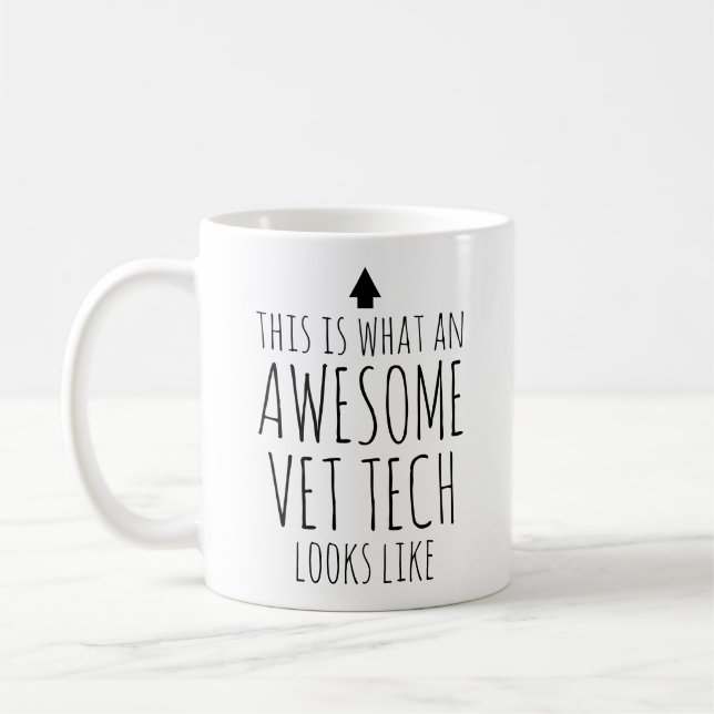 So sieht eine Phantastische Tierärztin aus Kaffeetasse (Links)