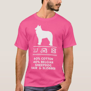 So sieht mein Niedlicher belgischer Schafhund aus T-Shirt