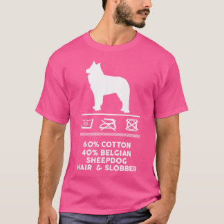 So sieht mein Niedlicher belgischer Schafhund aus T-Shirt