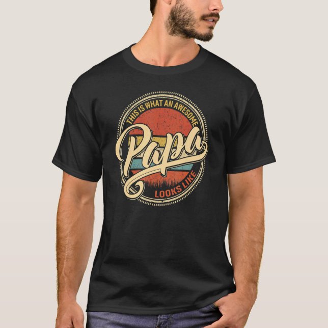 So sieht Phantastisch Papa aus wie Vater Papa Vin T-Shirt (Vorderseite)