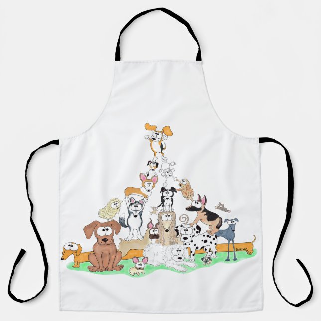So So Long Dachshund and the Top Dog Beagle Schürze (Vorderseite)