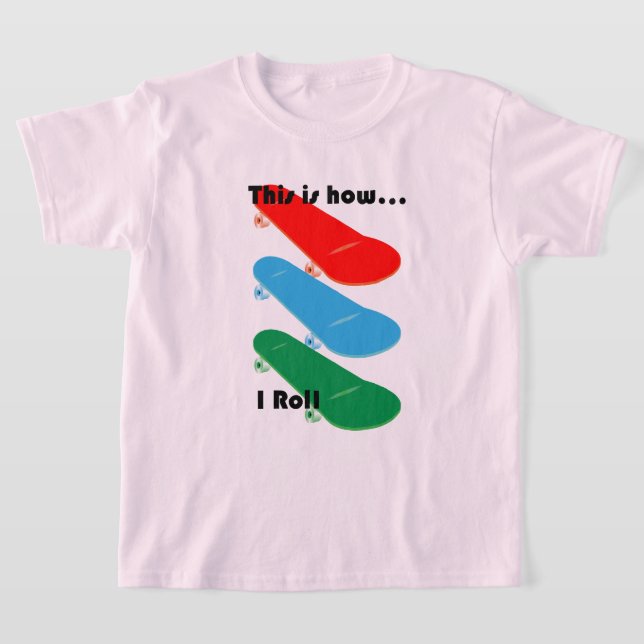 So spiele ich Design - Girls' Basic T - Shirt (Ablage )