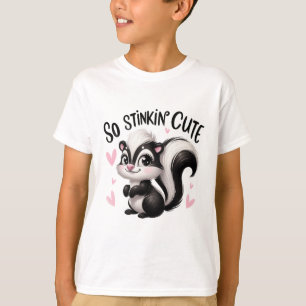 So stinkig süße Stinktier-Kunst T-Shirt